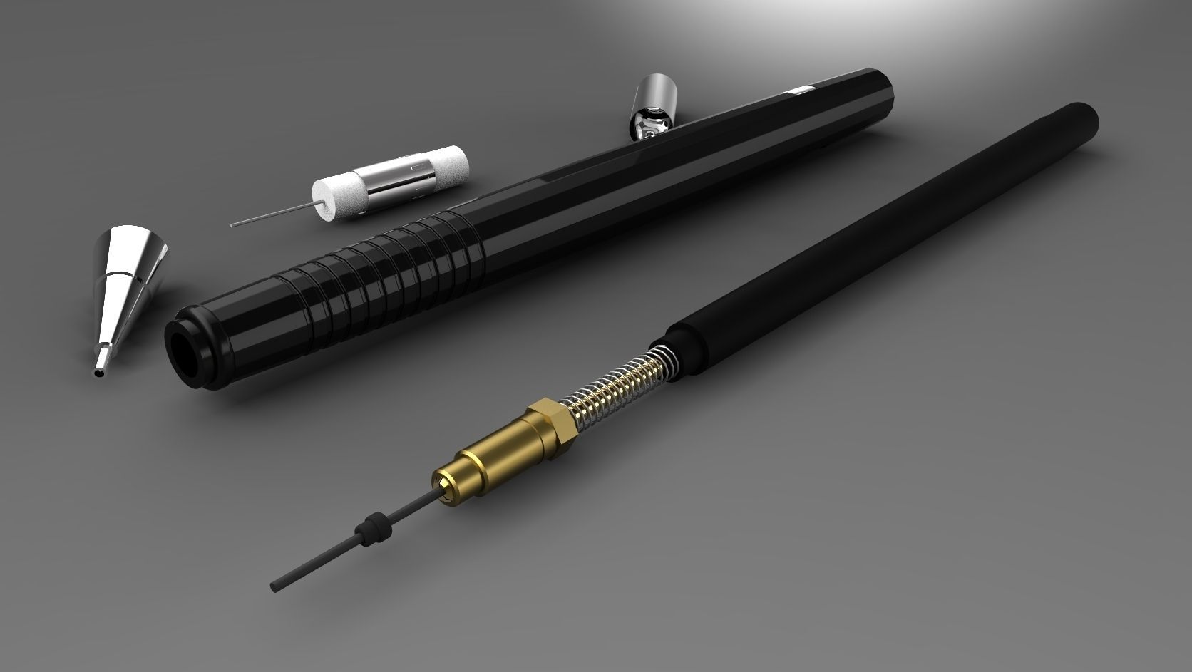 Lapiseira Mechanical Pencil Free 3D model_2