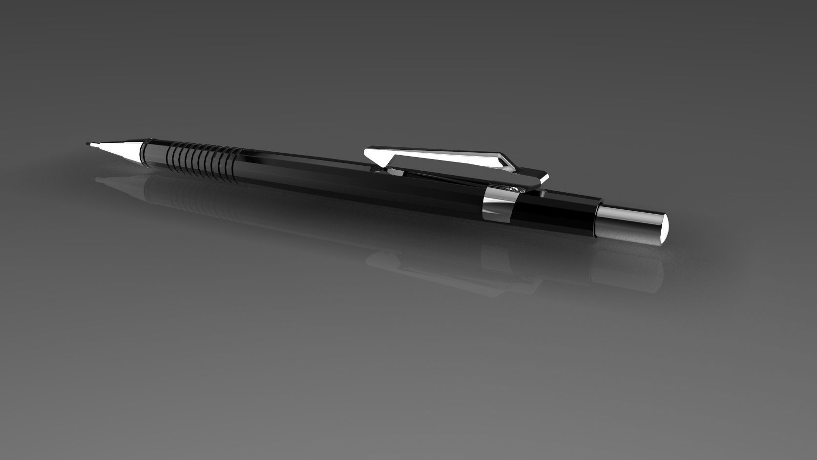 Lapiseira Mechanical Pencil Free 3D model_4
