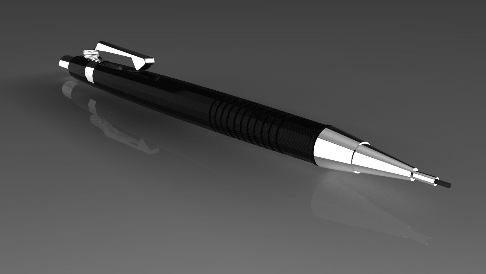 Lapiseira Mechanical Pencil Free 3D model_5
