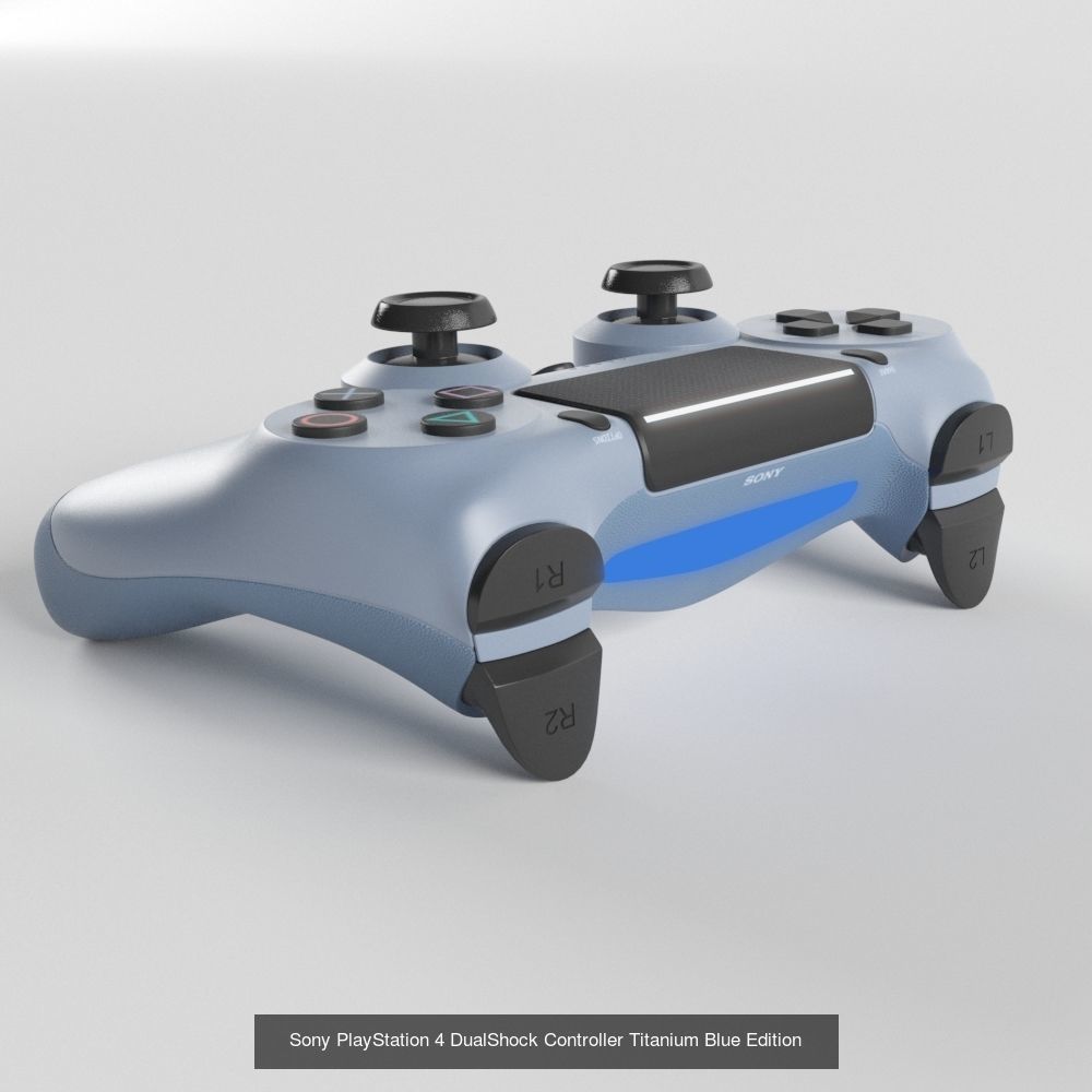 Sony PlayStation 4 DualShock Controller Special Edition Pack 3D Model Collection_4