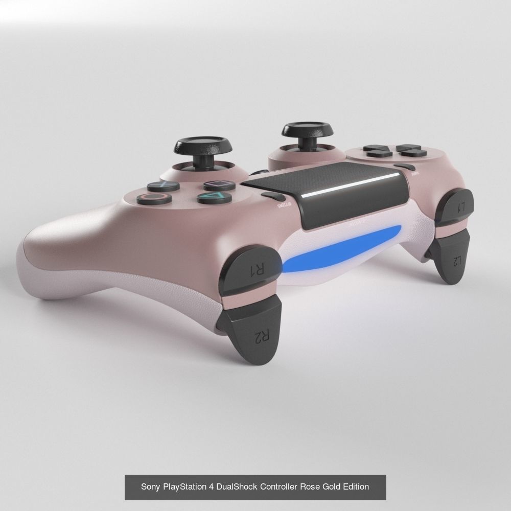Sony PlayStation 4 DualShock Controller Special Edition Pack 3D Model Collection_2