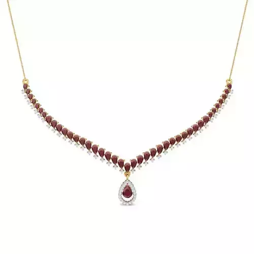 Necklace With Gemstones