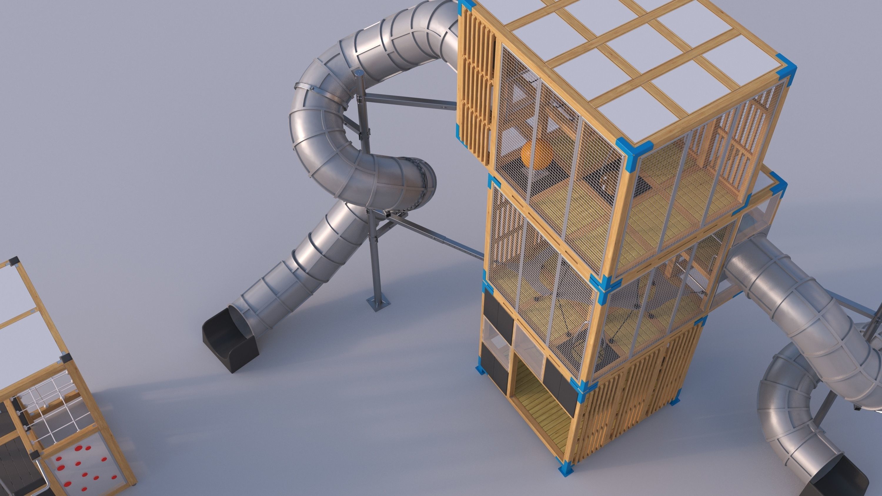 Modern playground 4 3D model_11