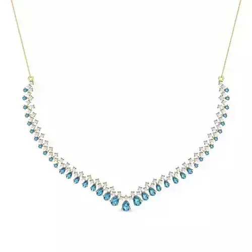 Necklace With Gemstones 1