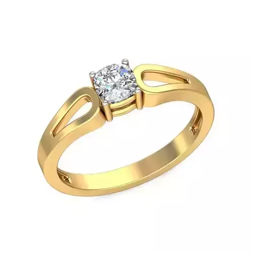 Gold Engagement Ring With Diamonds 247