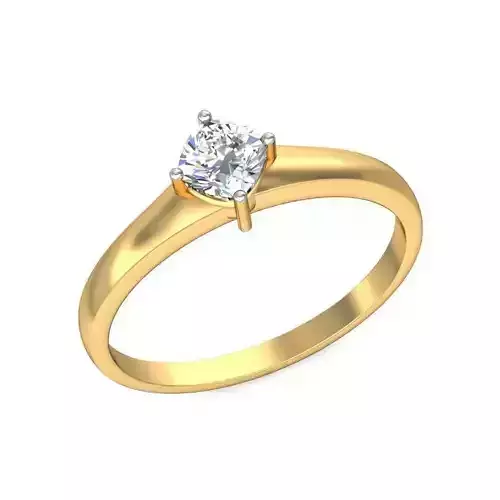 Gold Engagement Ring With Diamonds 248