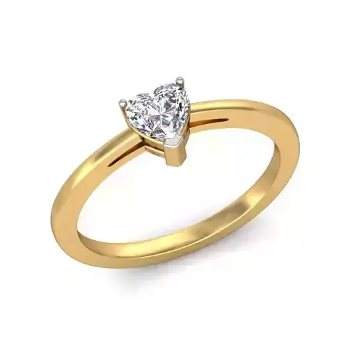 Gold Engagement Ring With Diamonds 258