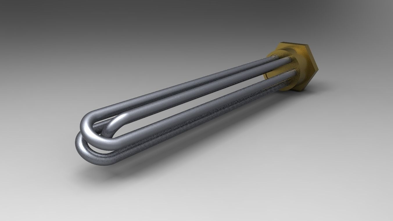 Resistencia Eltrica 1 12 e 2 - Heating Element 1 12 e 2 Free 3D model_1