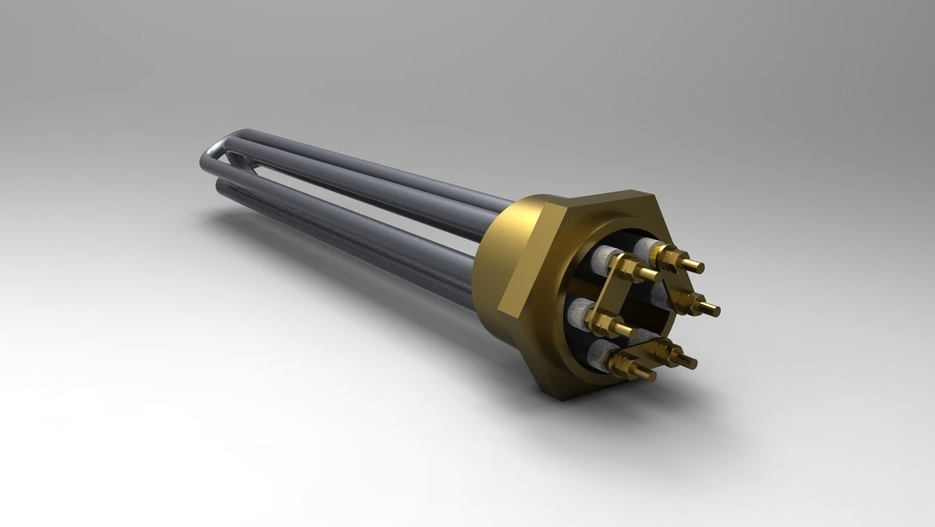 Resistencia Eltrica 1 12 e 2 - Heating Element 1 12 e 2 Free 3D model_3