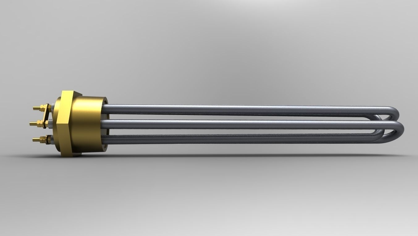 Resistencia Eltrica 1 12 e 2 - Heating Element 1 12 e 2 Free 3D model_2