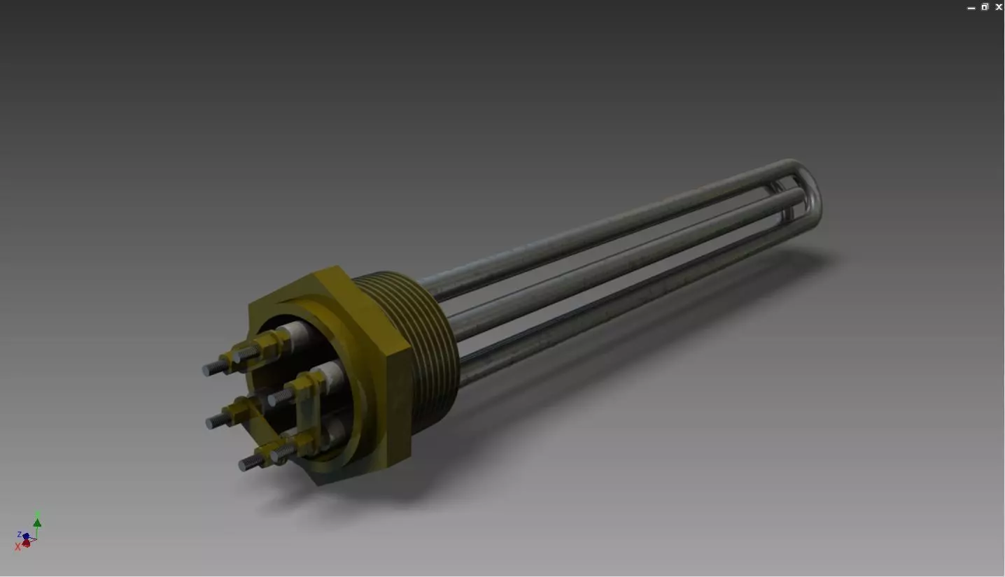 Resistencia Eltrica 1 12 e 2 - Heating Element 1 12 e 2 Free 3D model_0