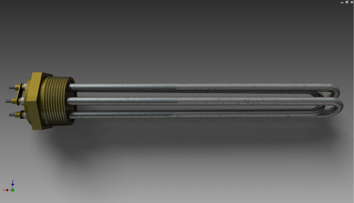 Resistencia Eltrica 1 12 e 2 - Heating Element 1 12 e 2 Free 3D model_6