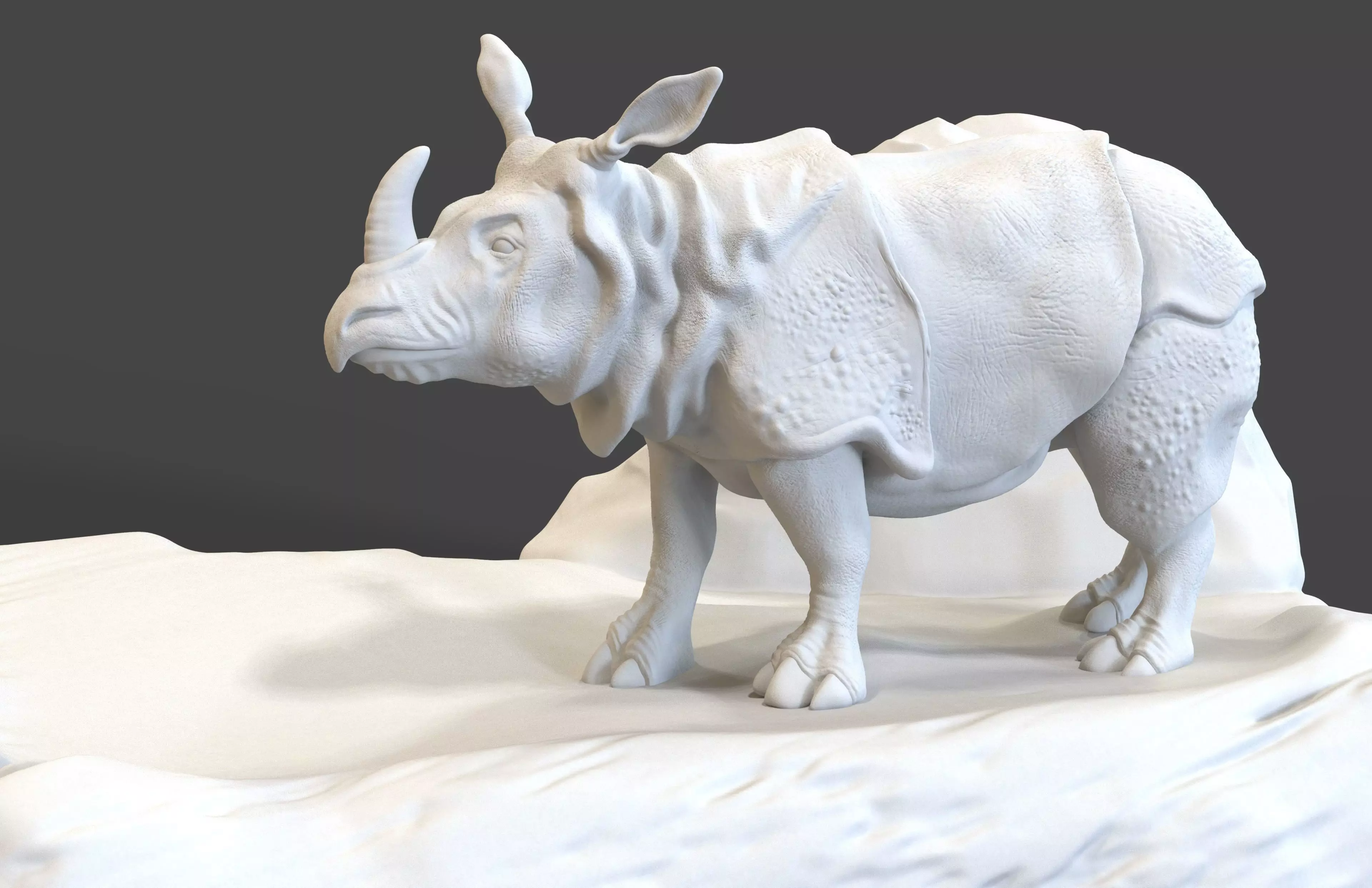 Clara - Oudry in 3D 3D print model_0