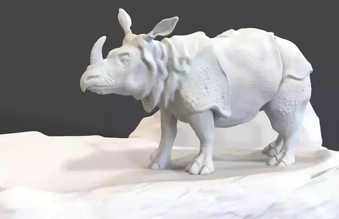 Clara - Oudry in 3D 3D print model