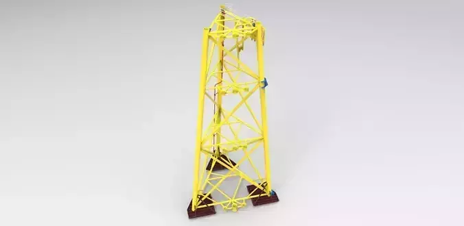 Tripod jacket Free 3D model