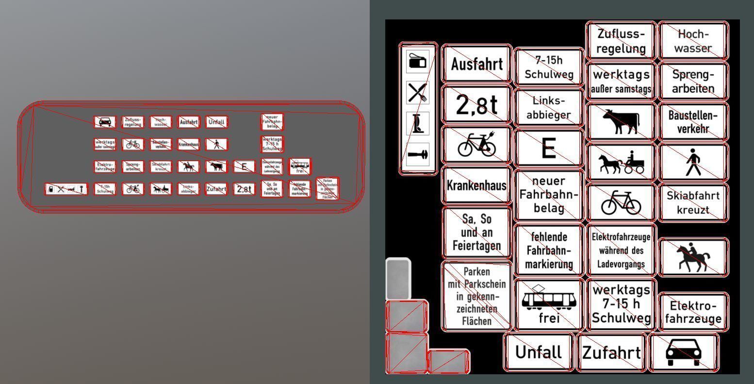  Additional traffic signs from germany Package 4 Low-poly 3D model_12