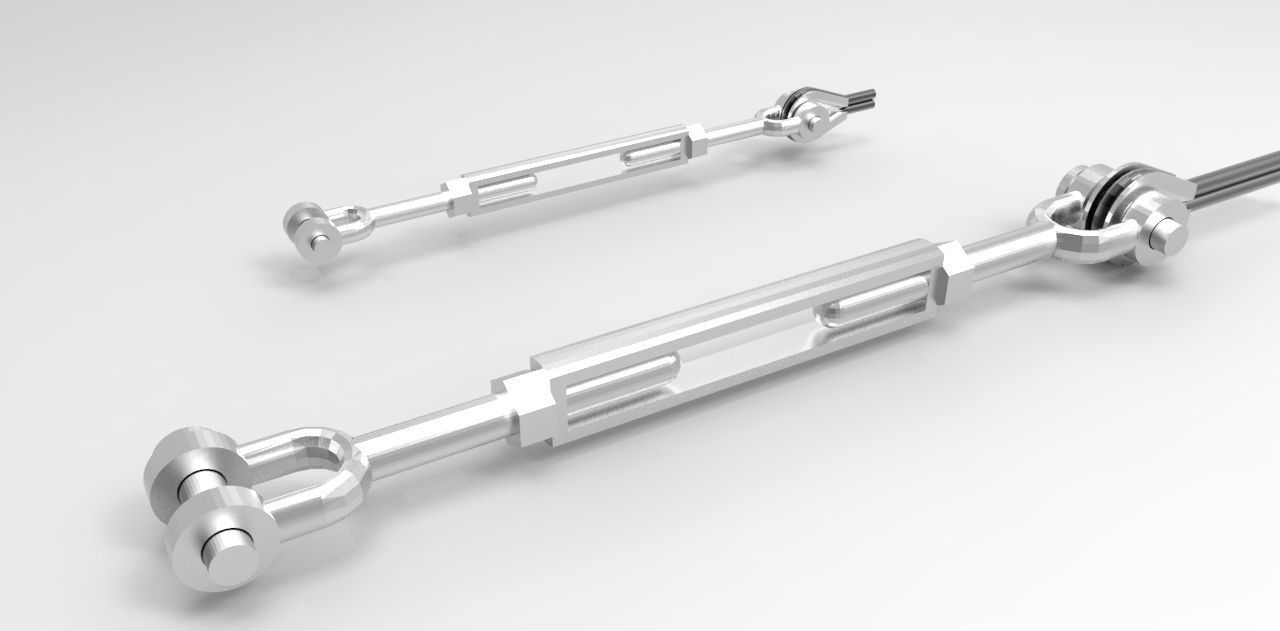 Crosby turnbuckles free 3D Model DXF DWG