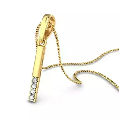 Gold Pendant With Diamonds 192