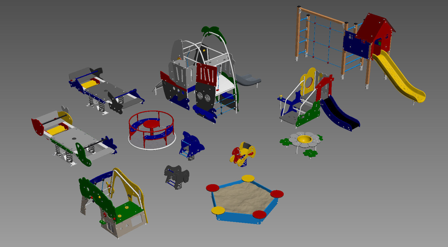 Modern playground 5 3D model_18