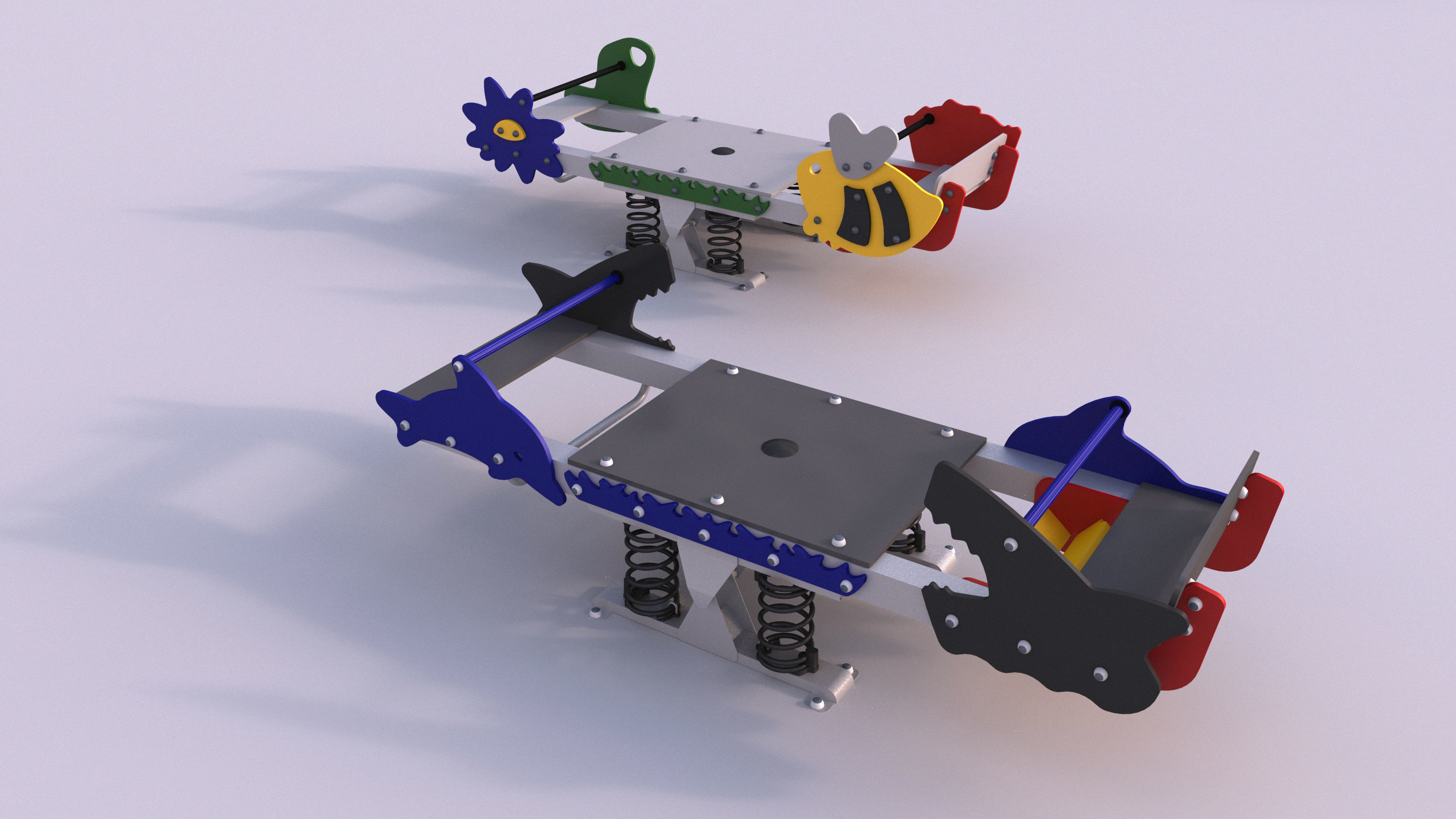 Modern playground 5 3D model_16