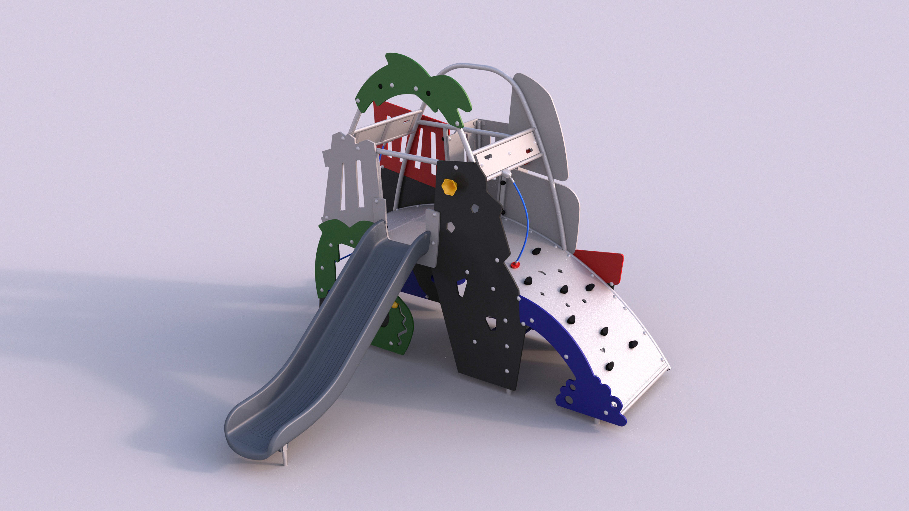 Modern playground 5 3D model_10