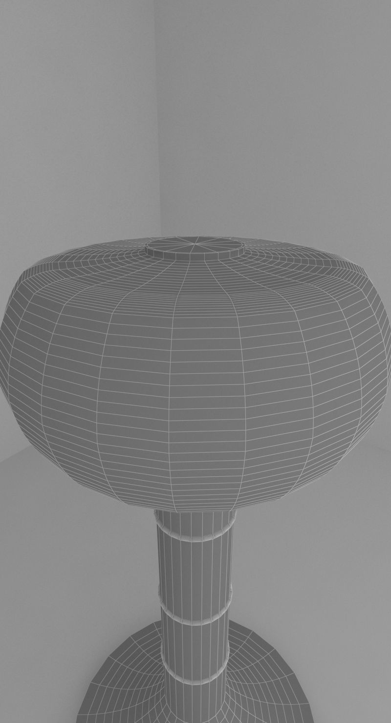 Tesla lamp 3D model_5