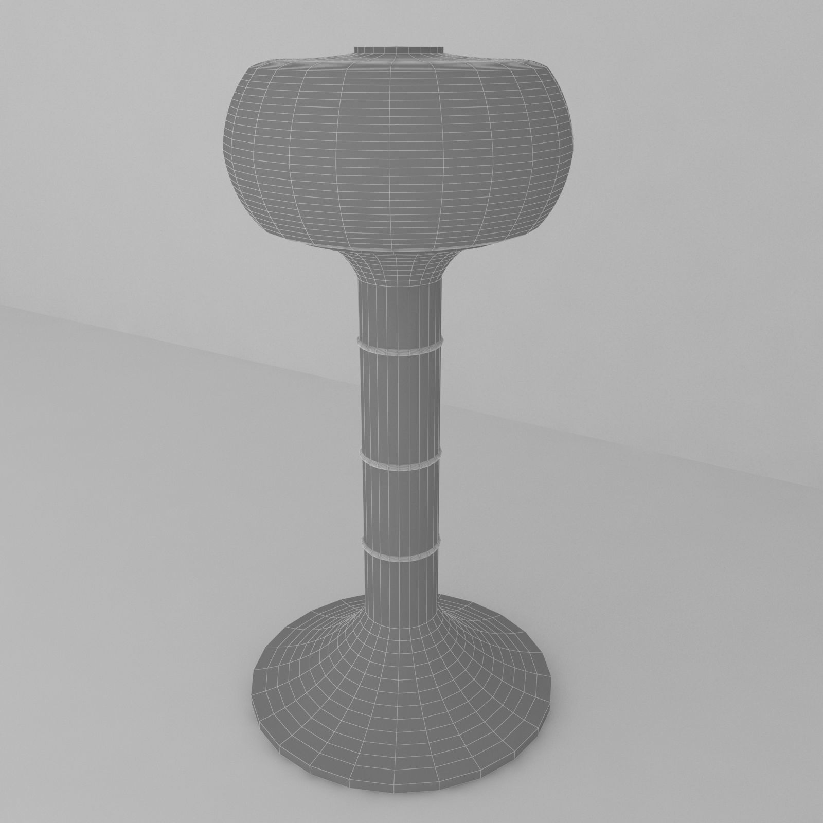 Tesla lamp 3D model_7