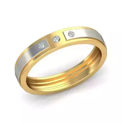 Gold Engagement Ring With Diamonds 278