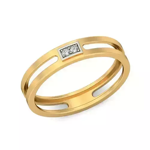 Gold Ring With Diamonds 31
