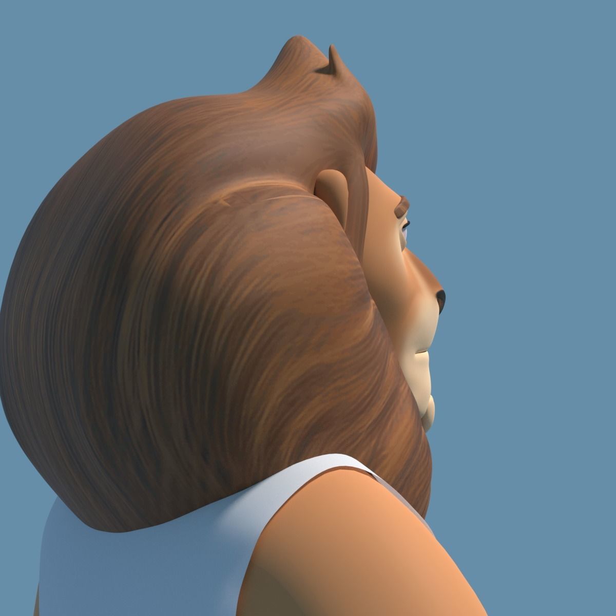 Sam the Lion 3D model_13