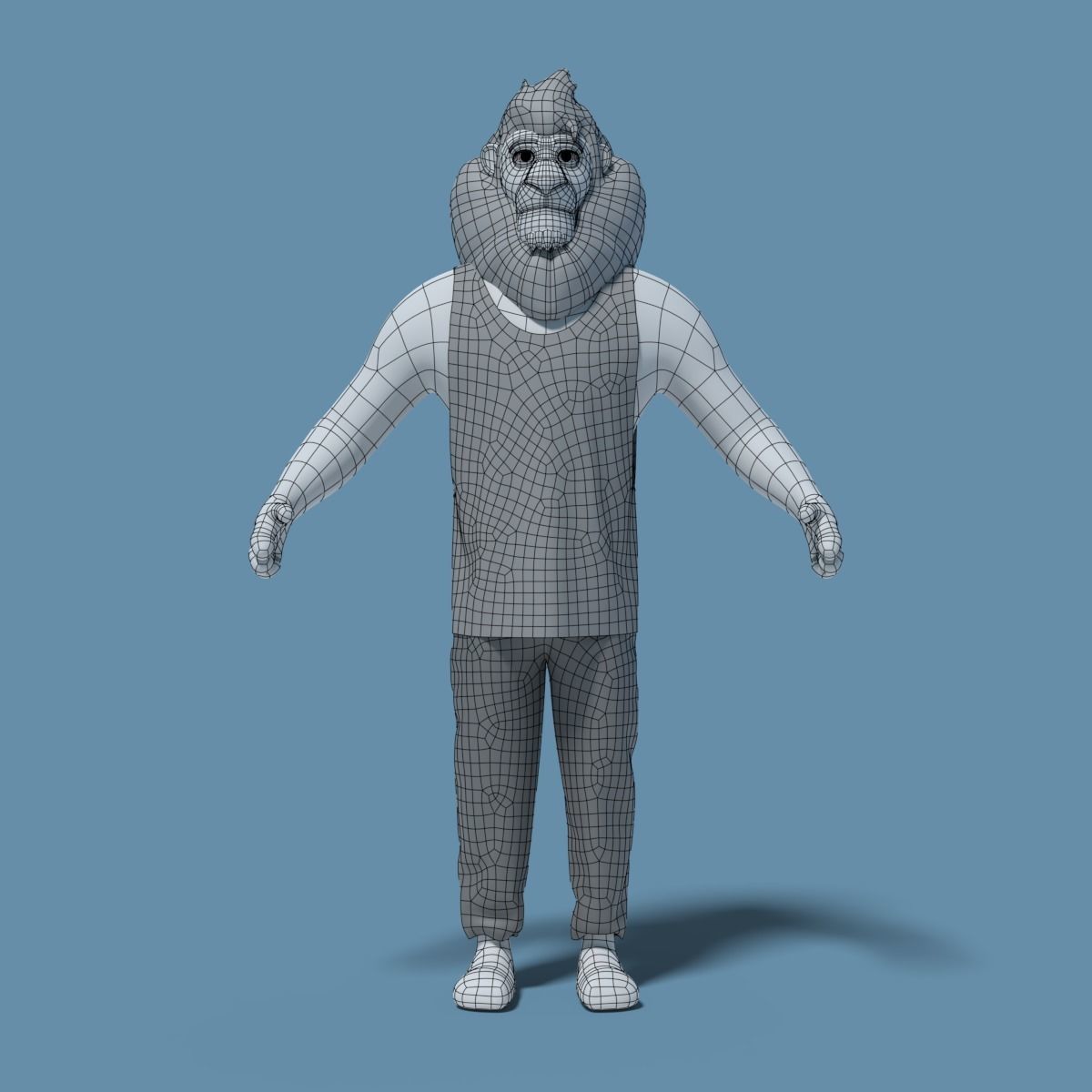 Sam the Lion 3D model_5