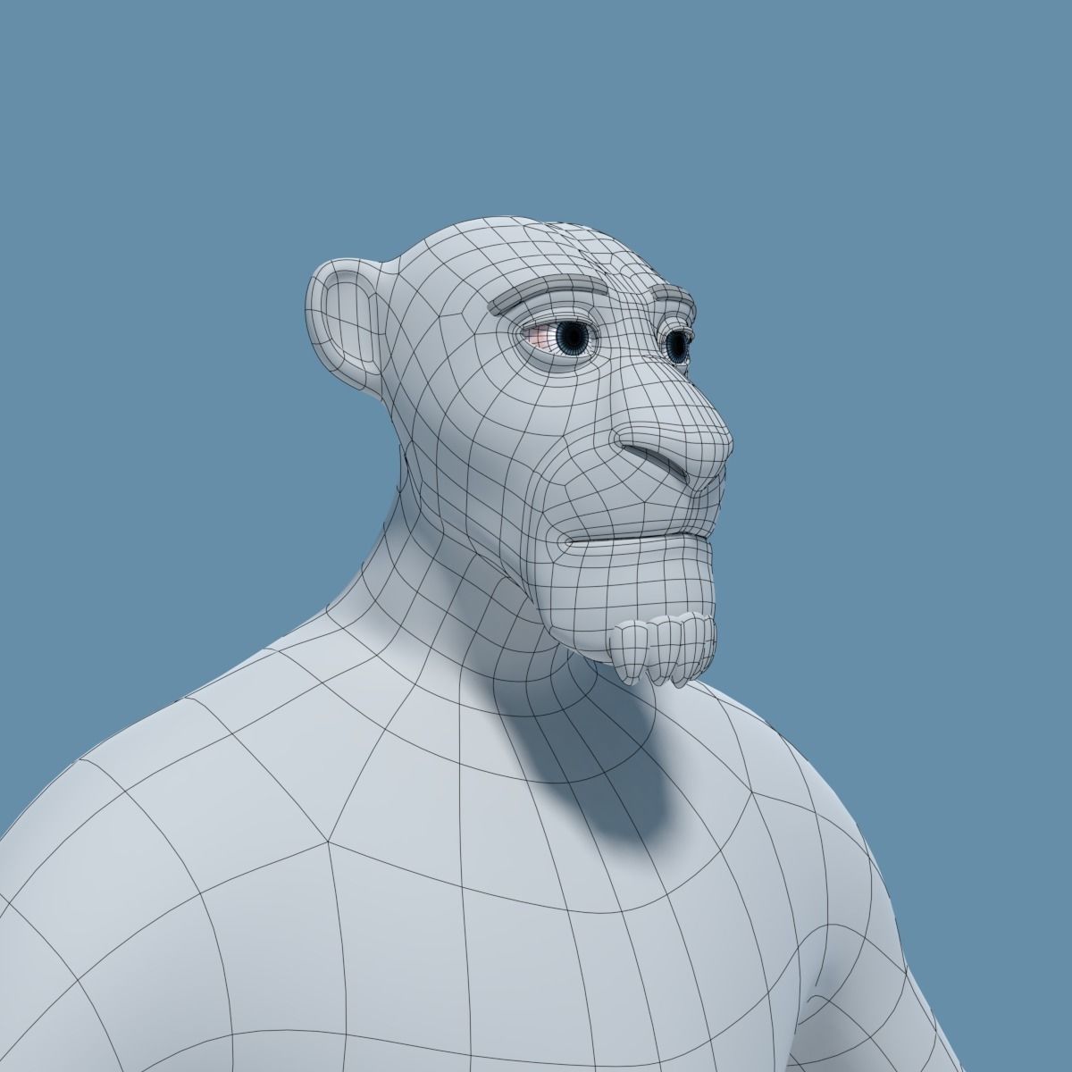 Sam the Lion 3D model_16