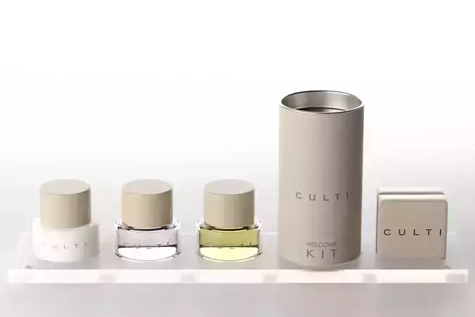 Avorio Body Care Products Free 3D model