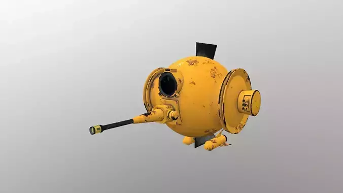 BattleBot Mechanical Yellow 