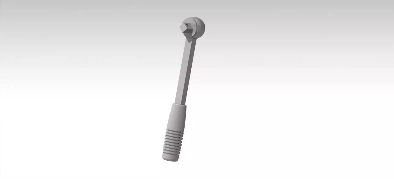 Socket wrench Free 3D model_0