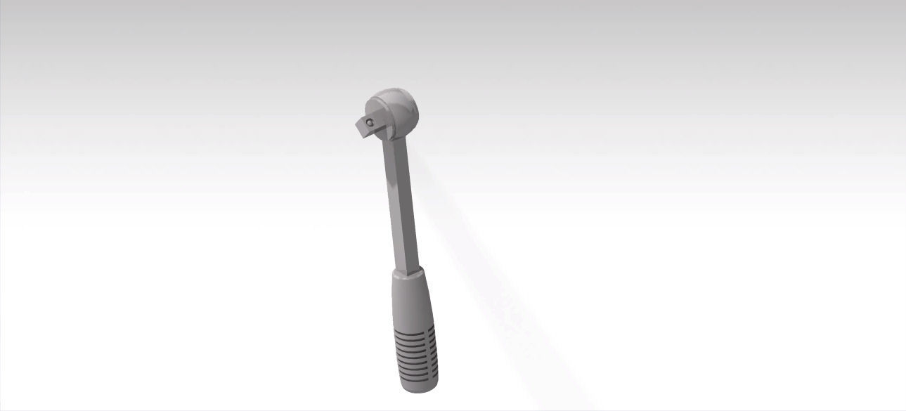 Socket wrench Free 3D model_1