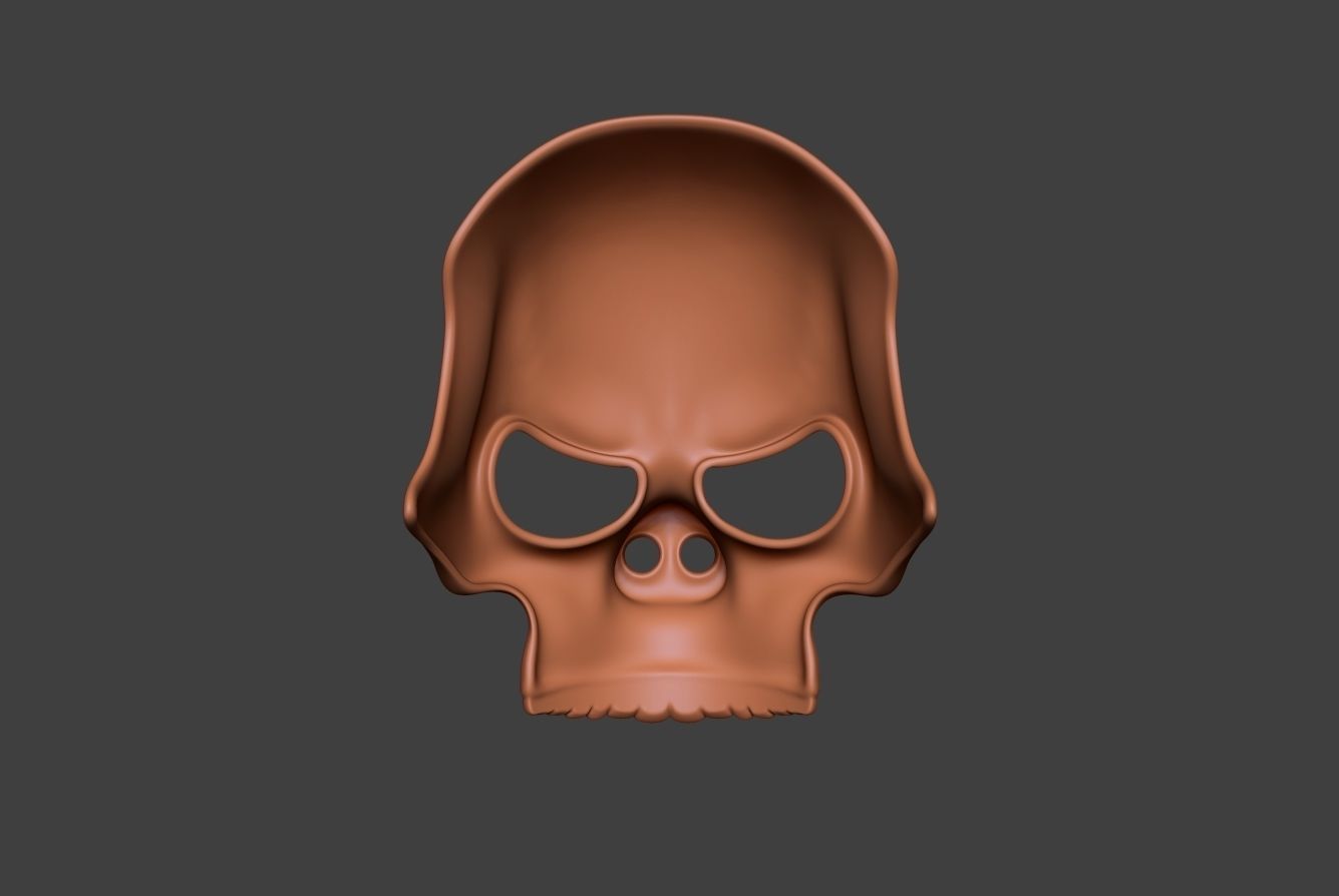 Skull Mask 5 3D print model_10