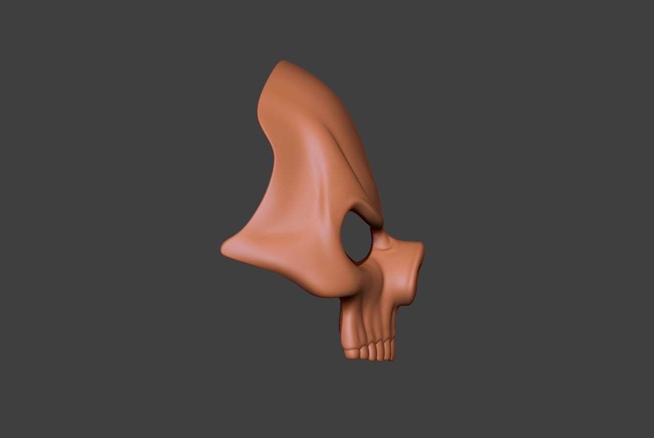 Skull Mask 5 3D print model_8