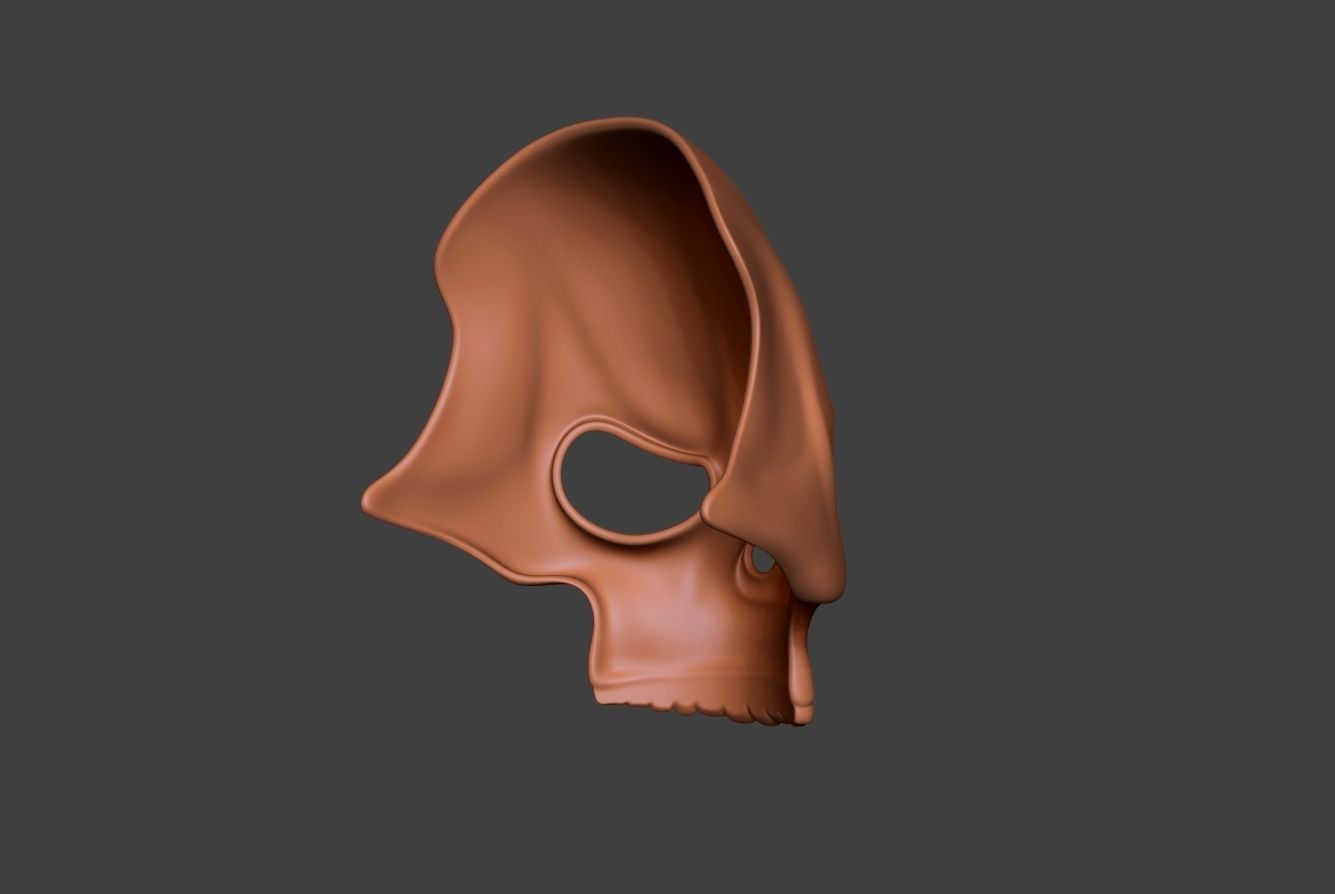 Skull Mask 5 3D print model_9