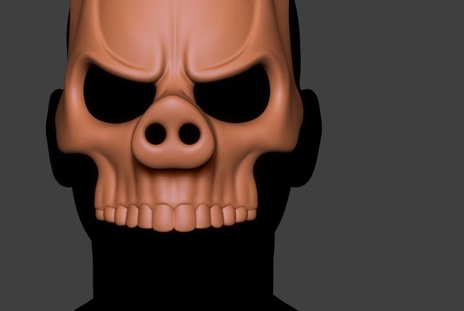 Skull Mask 5 3D print model