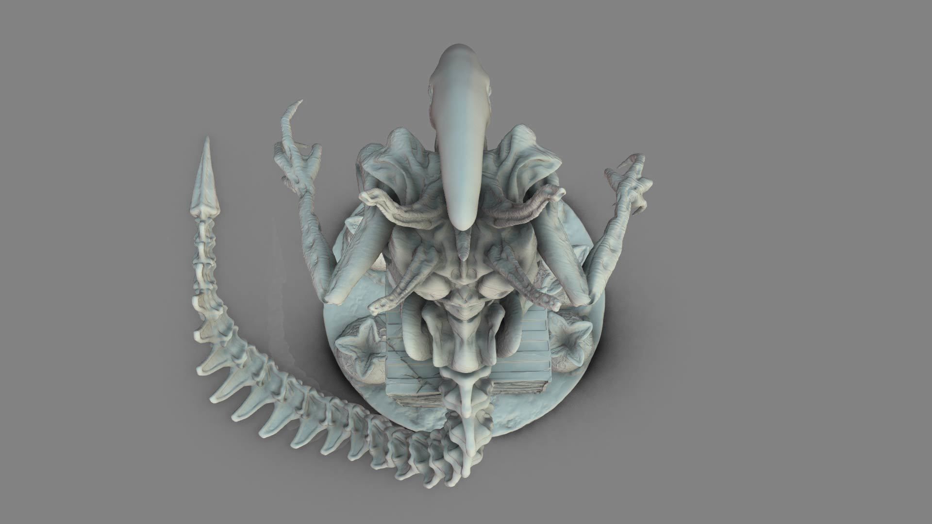 Alien Xenomorph 3D Print Model 3D print model_10