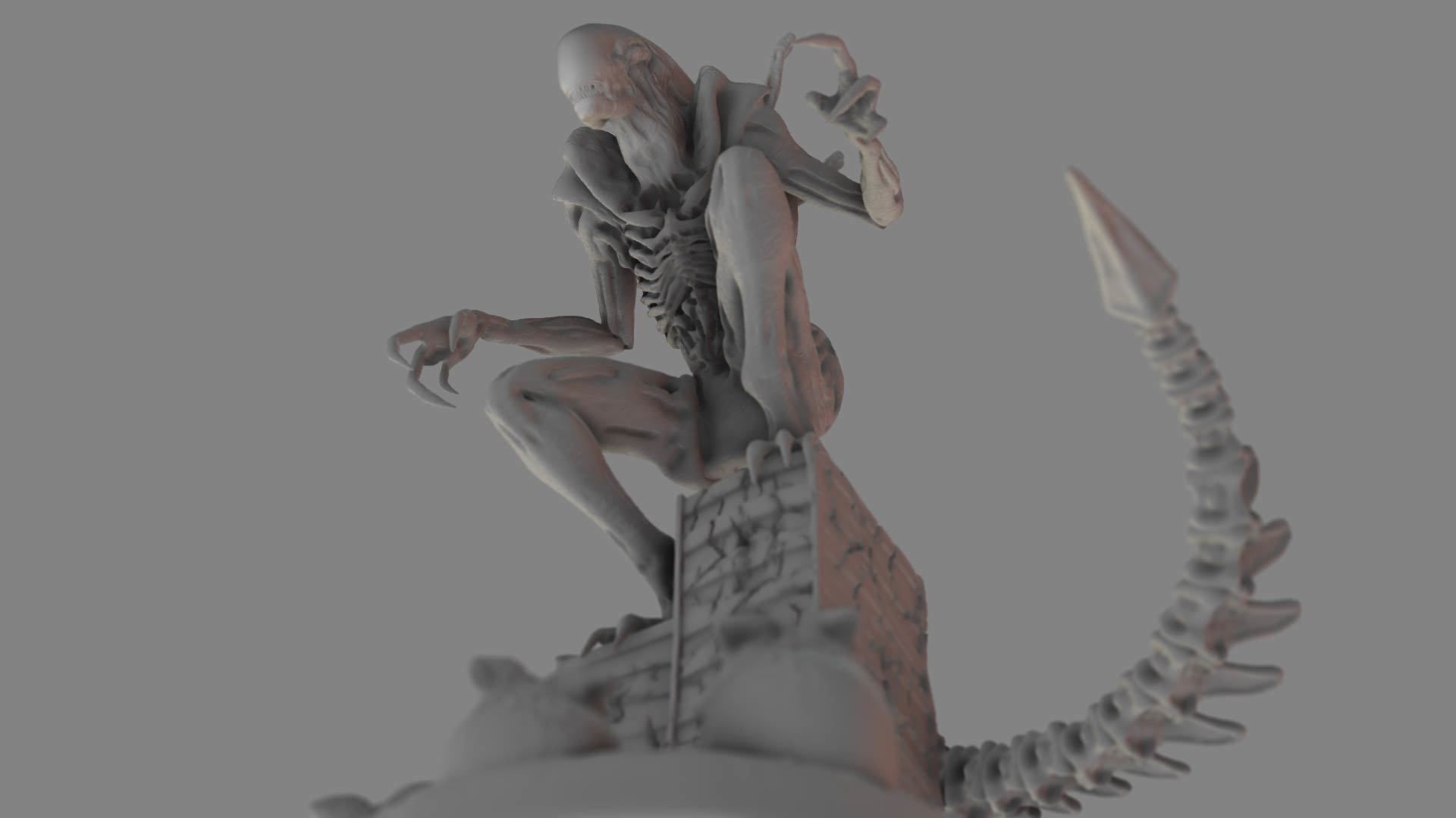 Alien Xenomorph 3D Print Model 3D print model_7