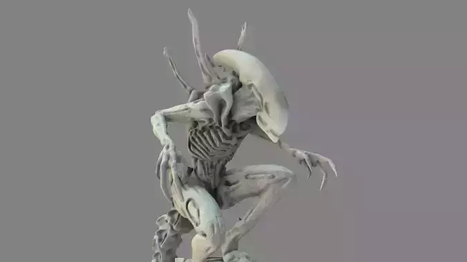 Alien Xenomorph 3D Print Model 3D print model