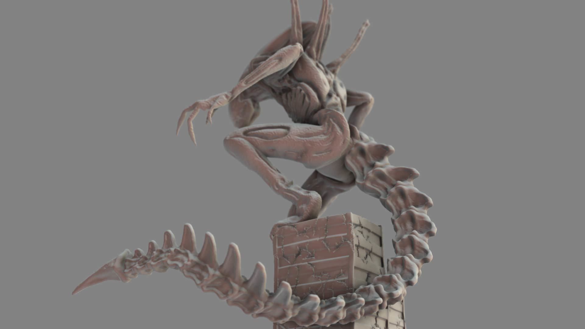 Alien Xenomorph 3D Print Model 3D print model_9