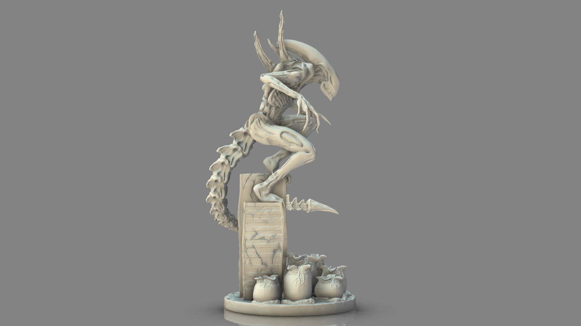 Alien Xenomorph 3D Print Model 3D print model_4