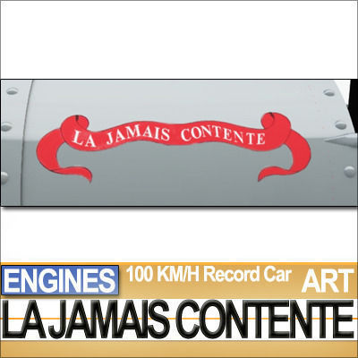 Record Car La Jamais Contente 3D model_8