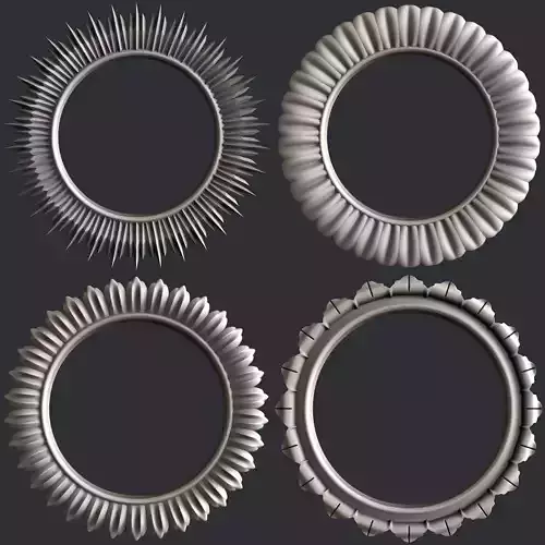 3d STL models for CNC set frames