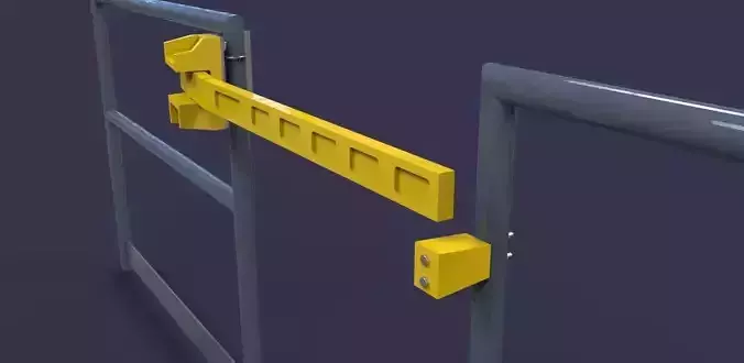 Single bar safety gate