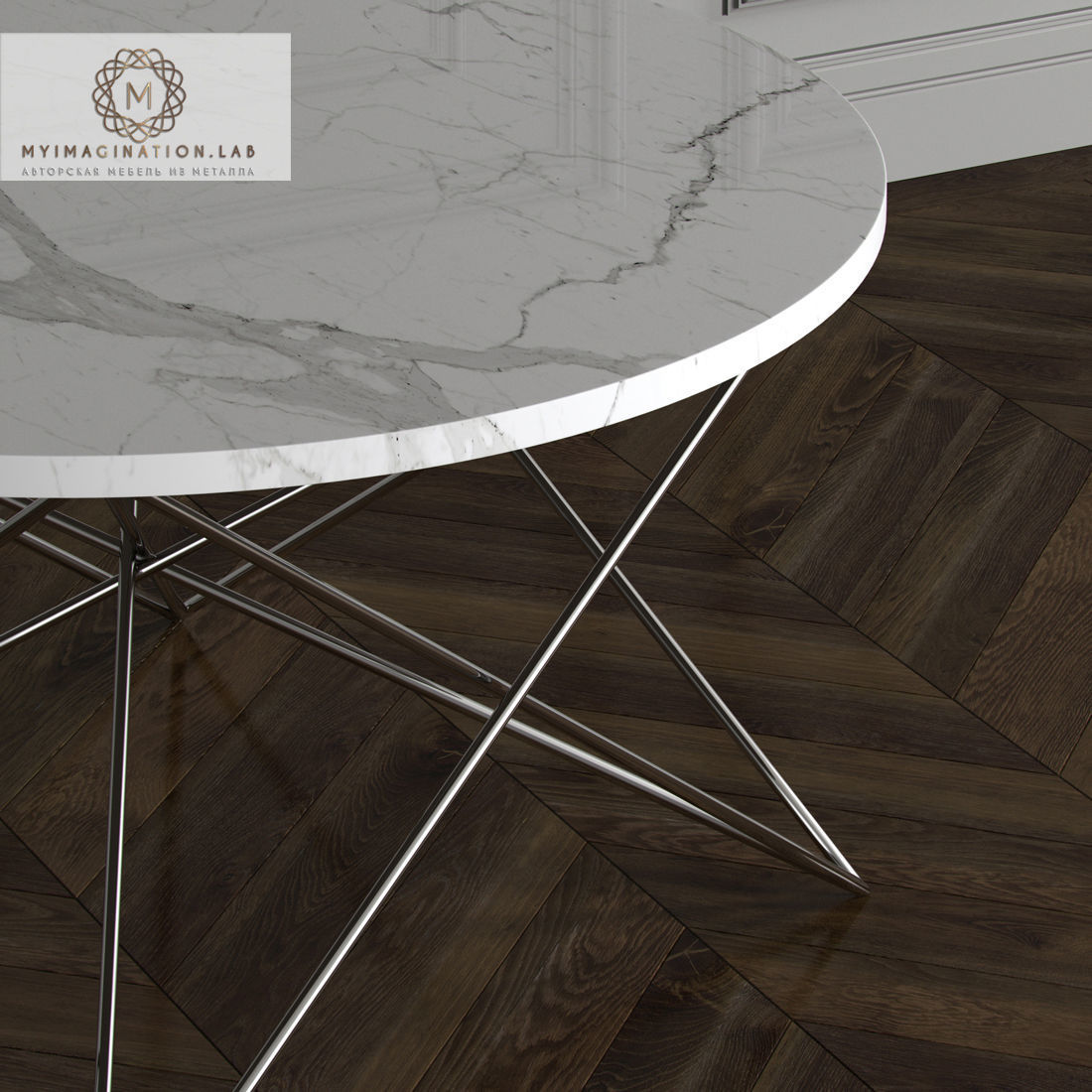 Myimagination lab Line Coffee Table 3D model_1