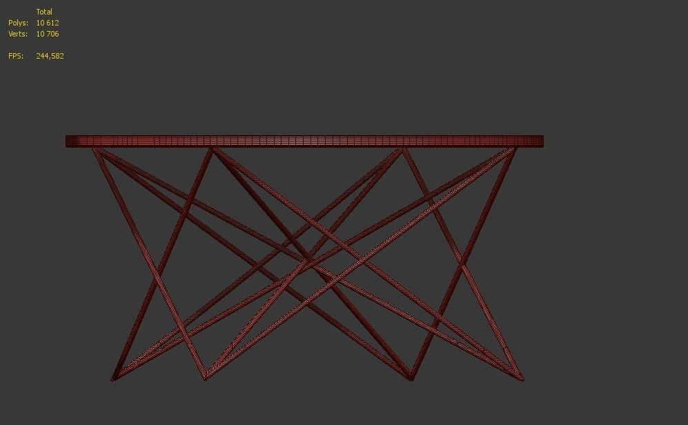 Myimagination lab Line Coffee Table 3D model_3